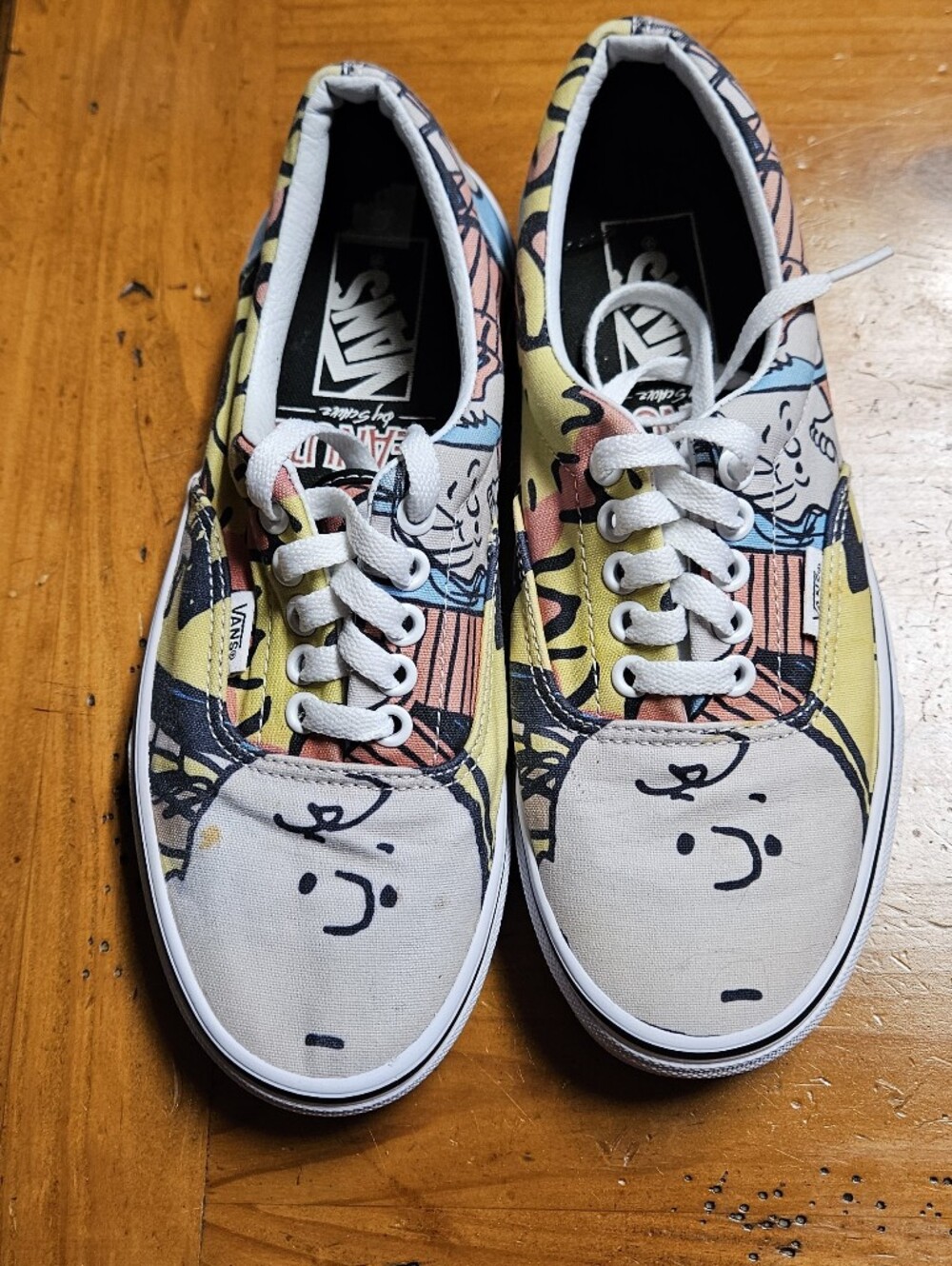 Peanuts x Vans  Low Top Sneakers - Yellow, White, Blue
